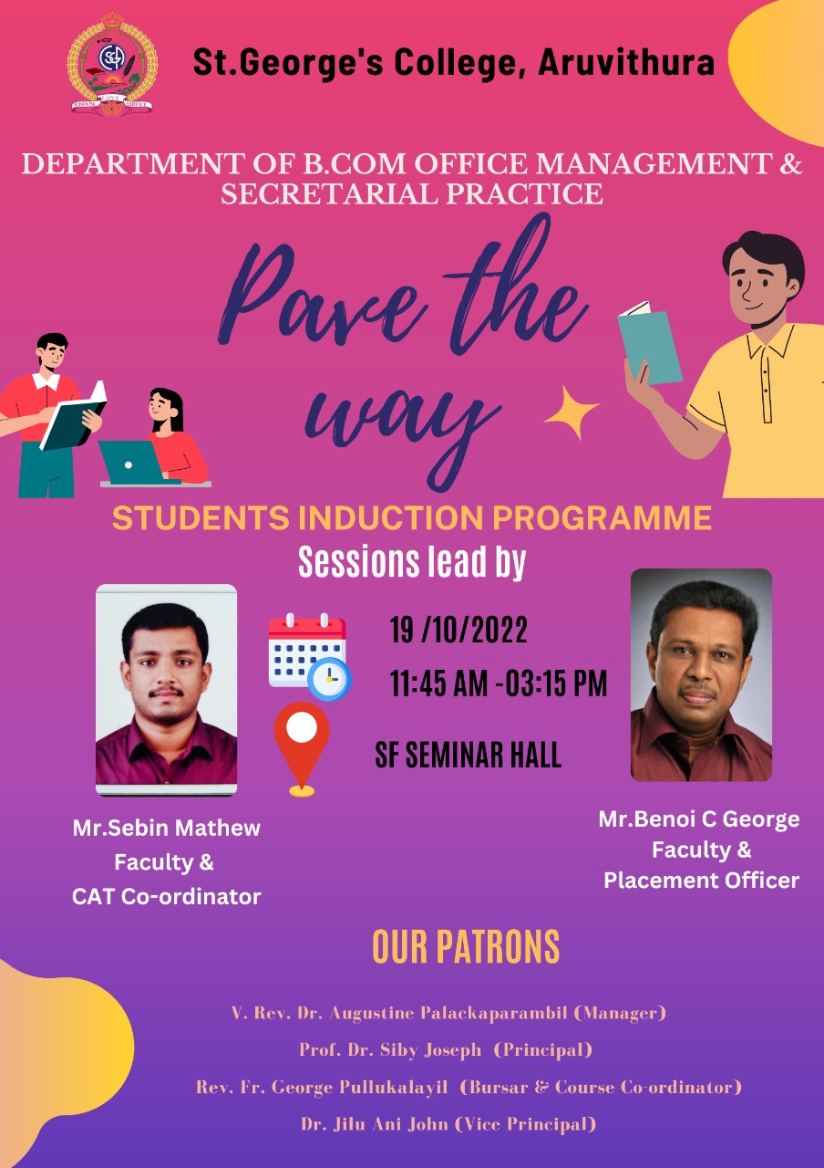 Pave the way - Induction Programme